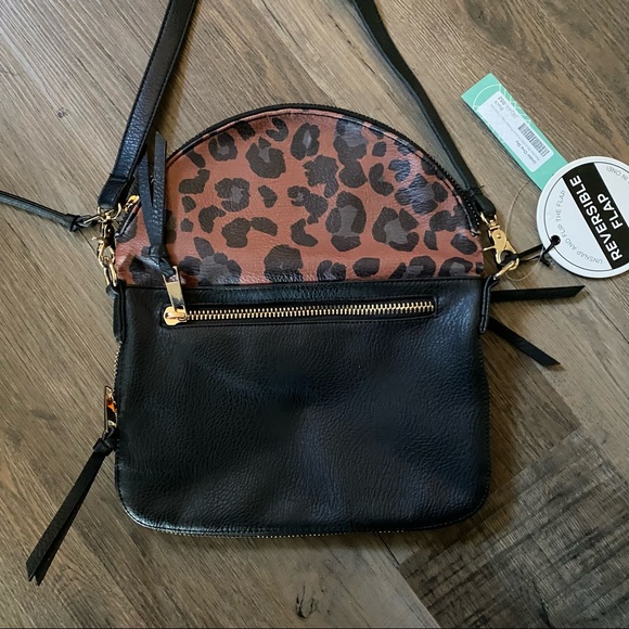 NWT Stitch Fix Under One Sky Marribel Reverse Animal Print Crossbody Purse - Picture 5 of 10